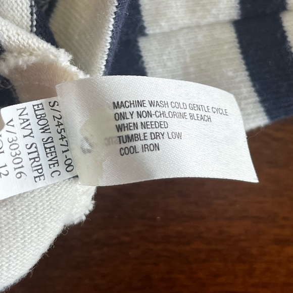 🔴$5 DEAL🔴 Gap navy stripe elbow sleeve dress with zipper back - Picture 6 of 9